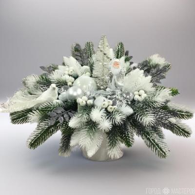 Новогодняя композиция Рождественский венок Новогодний венок