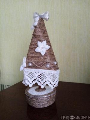 Новогодний сувенир "Этно-елочка".