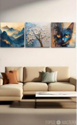 Интерьерные картины, триптих