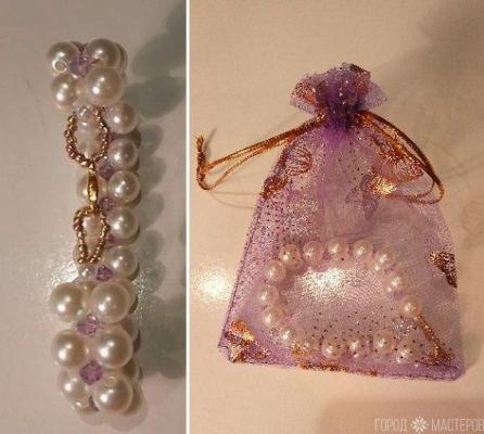 Браслет в подарочном мешочке