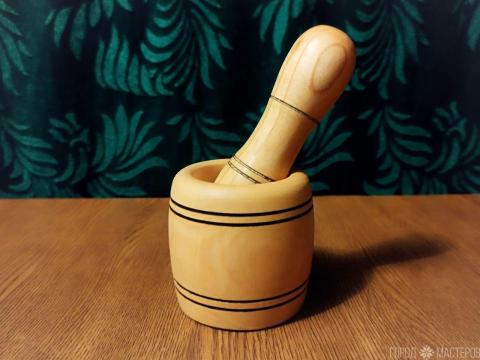 Ступка бочёнком (ясень)