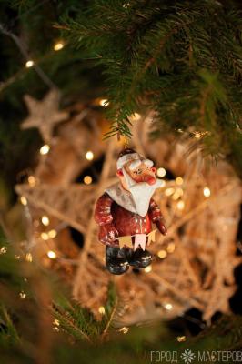 Елочная игрушка из ваты - 2