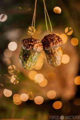 Елочная игрушка из ваты - 2