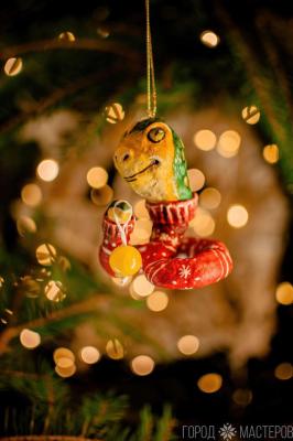 Елочная игрушка из ваты - 2