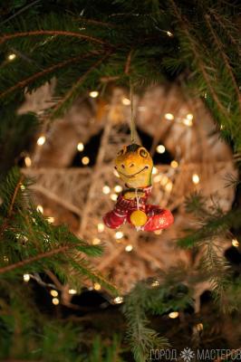 Елочная игрушка из ваты - 3