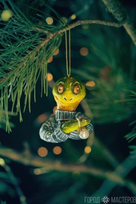 Елочная игрушка из ваты - 5