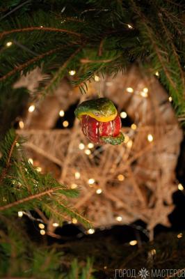 Елочная игрушка из ваты - 2
