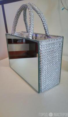 Зеркальная ваза-сумочка - 2