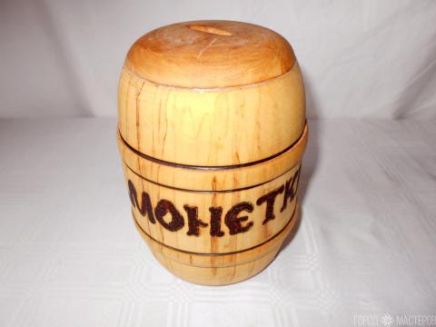 Копилка МОНЕТКИ НА Конфетки (берёза) - 2