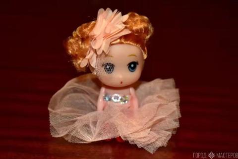 Брелок для ключей в виде куклы, 12 см - 4