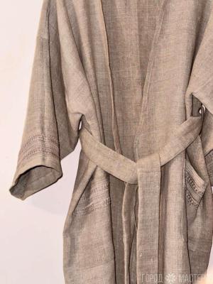 Льняной халат. - 3