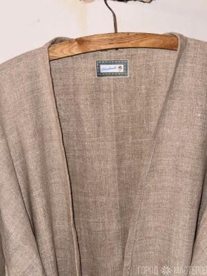 Льняной халат. - 4