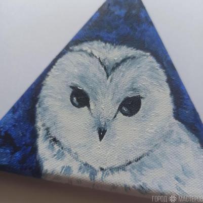 Картина Сова на холсте - 5