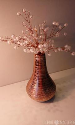 Букет из бусин