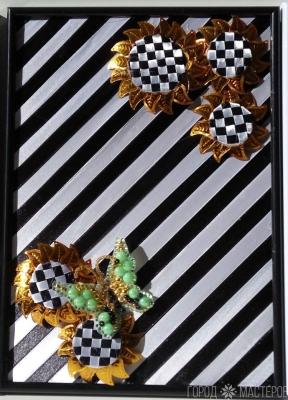 Панно "Подсолнухи" в стиле MacKenzie.