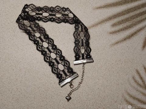 ЧОКЕР КРУЖЕВНОЙ,ЧЕРНЫЙ - 2