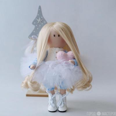 Интерьерная кукла ручной работы из ткани - 2