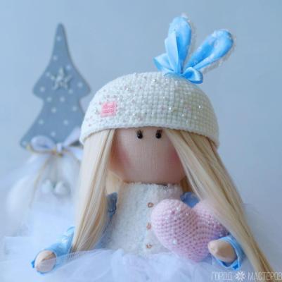 Интерьерная кукла ручной работы из ткани - 4