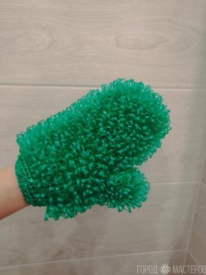 Мочалка из полипропиленовой пряжи - 3