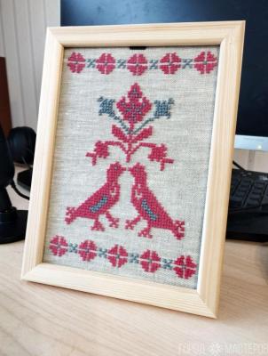 Панно "Кветка кахання". Размер 24 х18 см. - 2