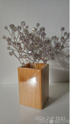 Инсталляция из бусин "Вечное дерево" - 2