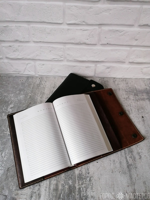 Ежедневник, блокнот, натуральная кожа - 4