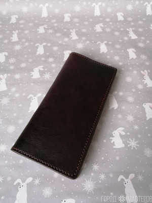 Кошелек, лонгер, портмоне  натуральная кожа - 2