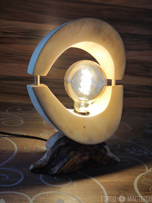 Лампа (клён, кап березовый) - 3