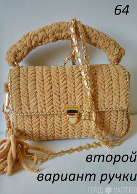 #diy Сумочка бежевая бархатная на канве (см видео в описании - 3