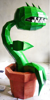 Полигональная фигура садовая "Мухолов" - 3