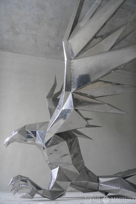 Полигональная фигура садовая "Орел" - 2