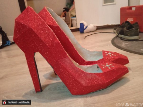 Полигональная фигура садовая "Туфельки"