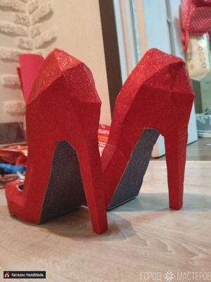 Полигональная фигура садовая "Туфельки" - 2