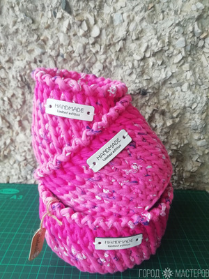 Комплект интерьерных корзин ручной работы - 2