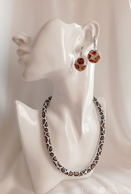 Чокер ,, леопард,,