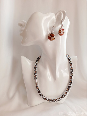 Чокер ,, леопард,, - 3