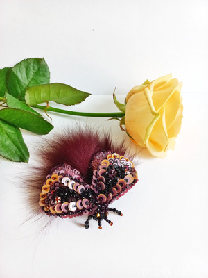 Броши мотыльки - 2