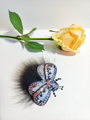 Броши мотыльки - 10