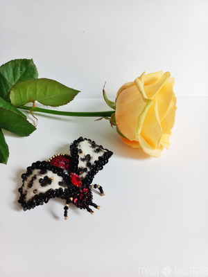 Броши мотыльки