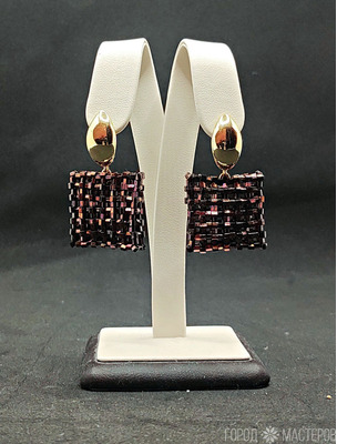 Серьги Квадрат - 3