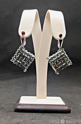 Серьги "Ромб"