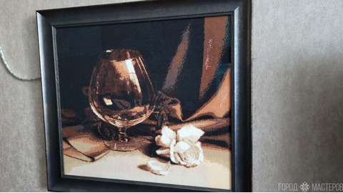 Картина вышитая крестиком