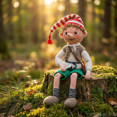 ВЯЗАНЫЙ БУРАТИНО КРЮЧКОМ - 8