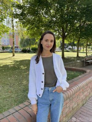 Кардиган белый