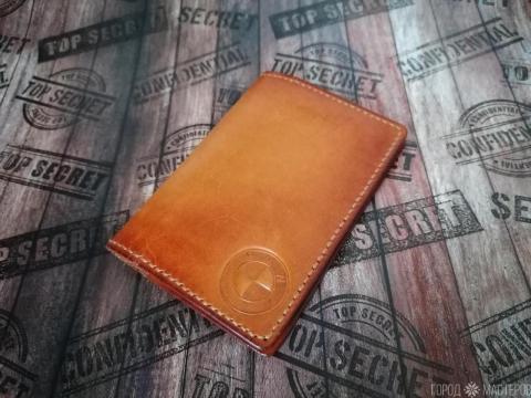 Обложка для  автодокументов  BMW нат. кожа