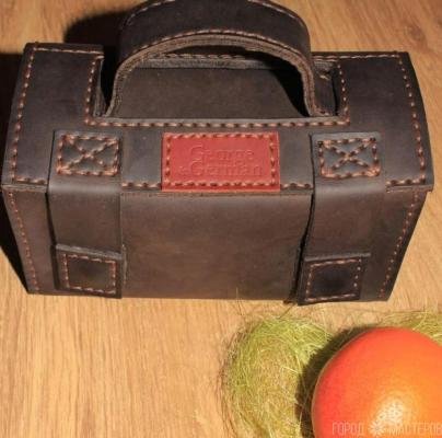 Несессер из натуральной кожи