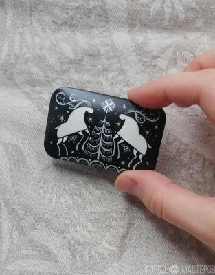 Броши. Ручная роспись