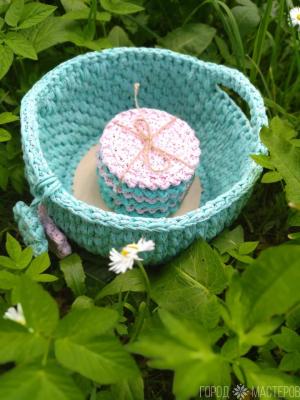 Комплект интерьерных корзин ручной работы - 2