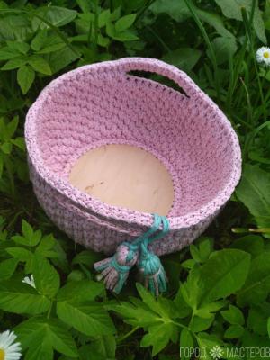 Комплект интерьерных корзин ручной работы - 3