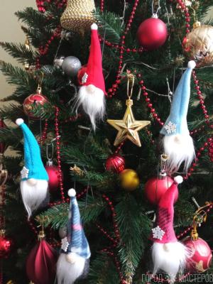 НАБОР Гномиков-подвесок в скандинавском стиле - 2